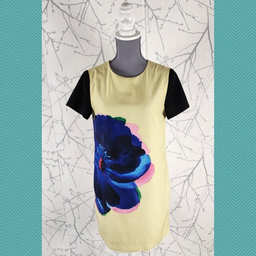 Cece by Cynthia Steffe Watercolor Floral Print Shift Dress